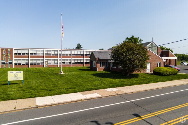 Alternate view of St. Anselm Elementary School is in the Parkwood neighborhood.