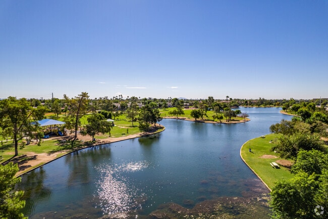 Spend a day by the lake near Indian Bend.