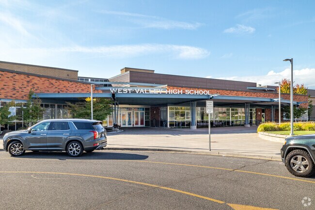 West Valley High School offers convenient access for families.