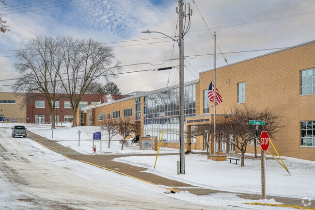 Ellsworth High School sits adjacent to Ellsworth Middle School.