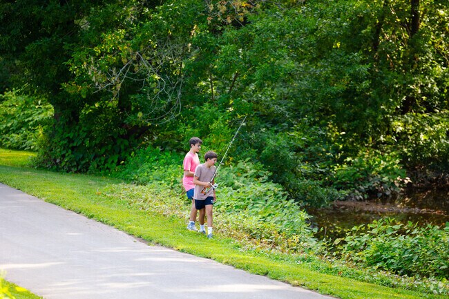 Fishing is a common pastime for kids in Audubon.