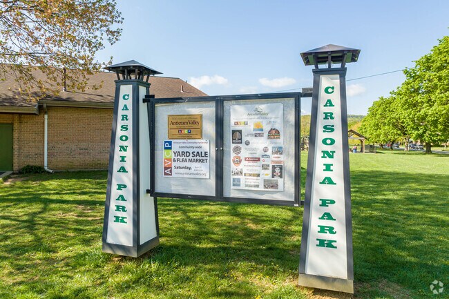 Local enjoy the outdoors at historic Carsonia Park, near Pennside.