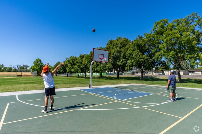 Practice your jump shot at Bryte Park in Broderick-Bryte in West Sacramento.
