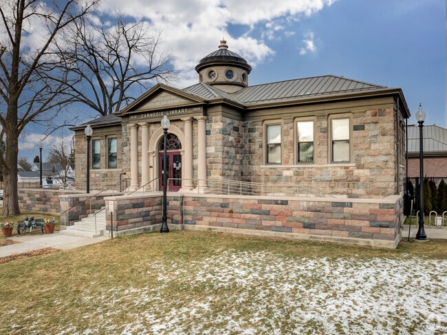 Howell is home to one of the 1,600 Carnegie libraries built in the early 1900s.