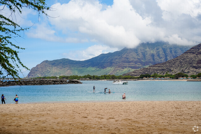 Pokai Bay Beach Park is a local hangout.