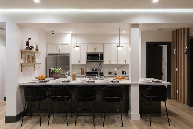 Newly renovated kitchen with a modern touch