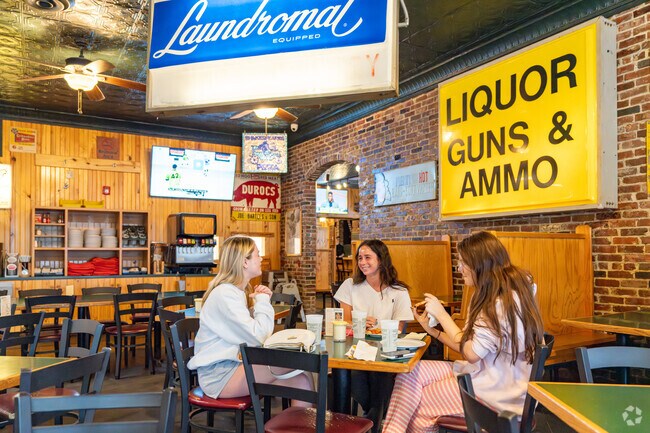 Grab dinner with your friends at the popular Shakespeare's Pizza near Benton-Stephens.