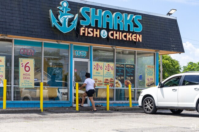 MacFarlane residents love visiting the local Shark's Fish and Chicken.