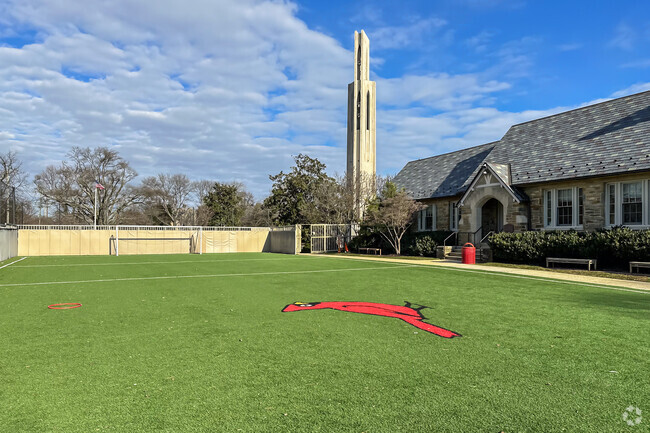 Soccer field at National Presbyterian School
