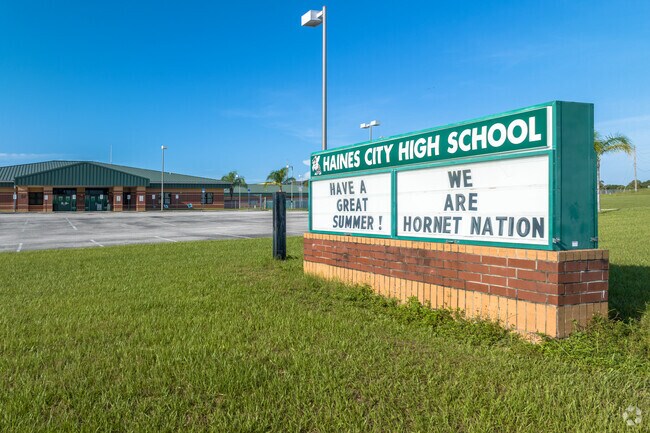Haines City Senior High School is a public high school in Haines City, FL.