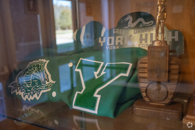 York H. S. is where students from all over the county come to do their final years.