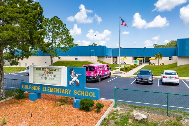 Gulfside Elementary is located in Holiday, Florida.