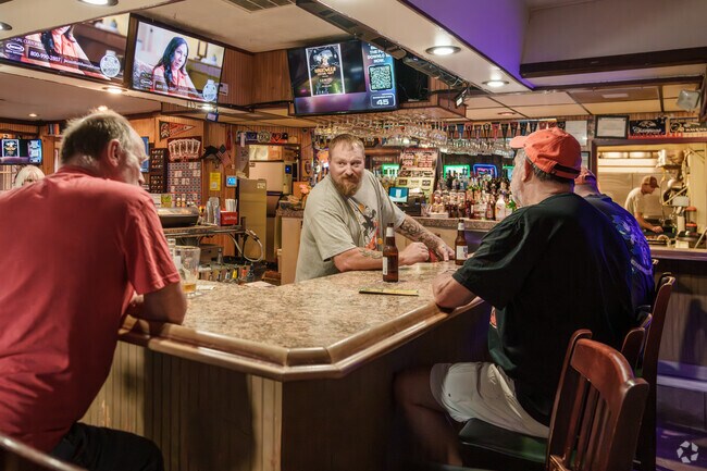 Bottom of the Hill’s bar in Rising Sun is a favorite for locals to gather and unwind.