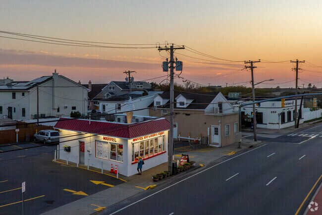 Treat yourself to the area's iconic Marvel Ice Cream, serving the area since 1951.