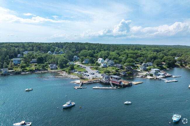 Route 127 ends at the waterfront where lobstermen pull some of the freshest seafood around.