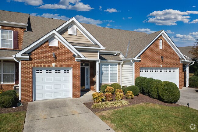 Brick townhomes are a popular option for residents of Twin Hickory.