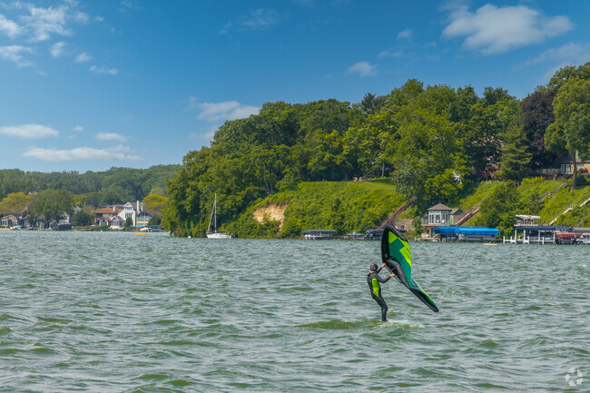 Shorecrest neighborhood residents can head to the lake to try one of many activities available.