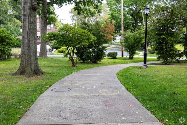 Feeney Park is popular with the local kids of West End, New York.