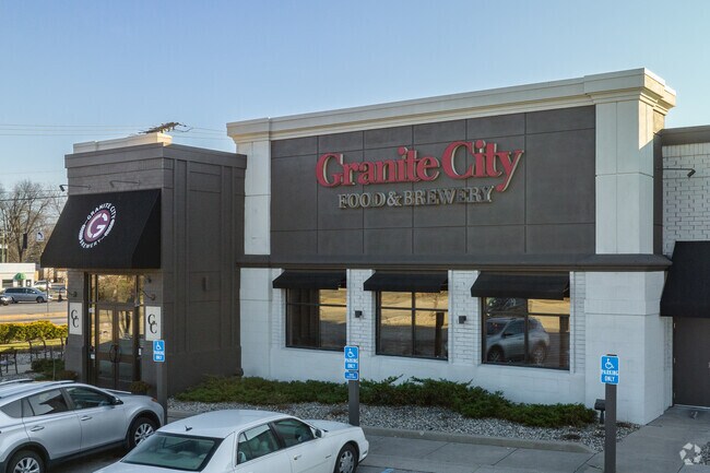 Granite City in Irvington Park has a variety of homemade beers and American fare for diners.