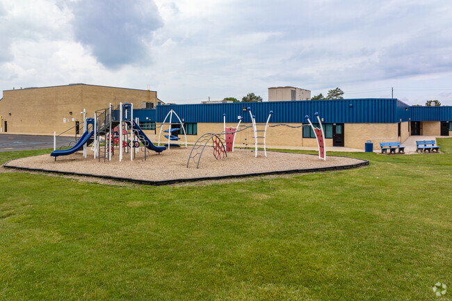 Erving Elementary School main playground in the city of Trenton.