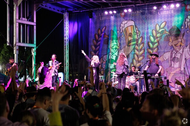 Enjoy live music and entertainment at the vibrant Main Stage of La Mesa Oktoberfest.