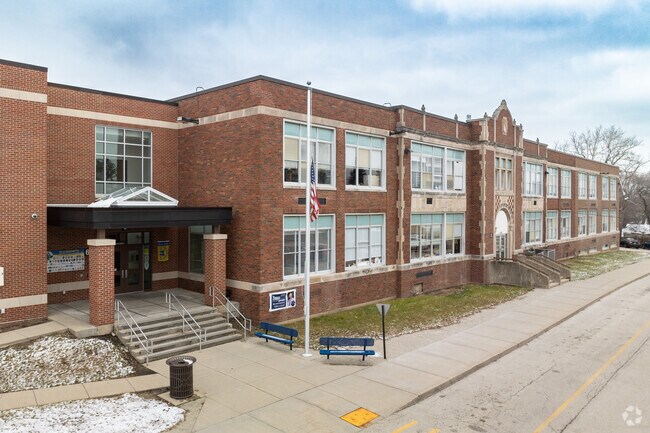 Washington Elementary School serves just over 400 students.