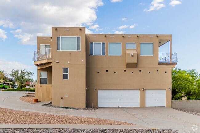 Adobe style architecture fills the streets of S Y Jackson.