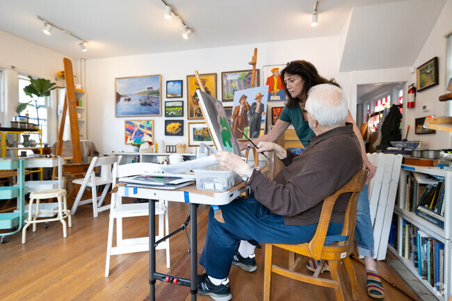 Take classes at the School of Painting in Port Washington to hone your skills.