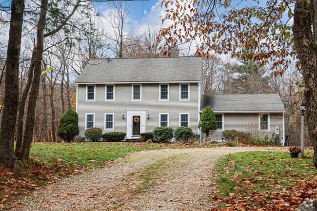 You'll find classic colonials on a stone-lined roadway all around Princeton, Massachusetts.