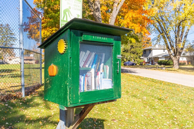 Little free libraries encourage a sense of communal learning in Oakwood Hills.