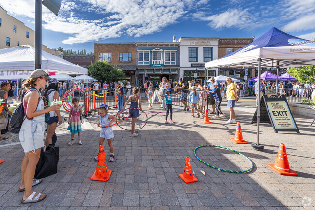 Olympic Heights locals can be at the weekly Truckee Thursday event in Downtown in five minutes.