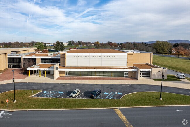 Freedom High School offers a large and safe campus for children to excel in learning.