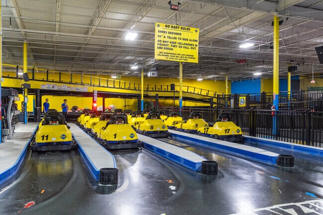 The go karts are ready to ride at Funzilla in Vermilion Hills.