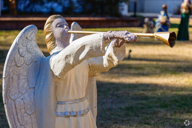 Trinity Classical Academy is home to beautiful artwork and sculptures.
