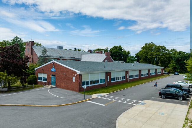 This is the main entrance to Ocean Avenue School in Northport.