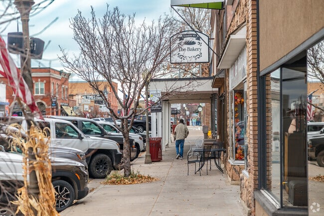 Evanston’s downtown shows its roots in rail and ranch traditions.