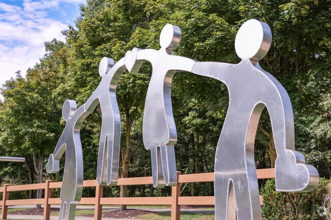 Statues add charm to Cranberry Township Community Park.