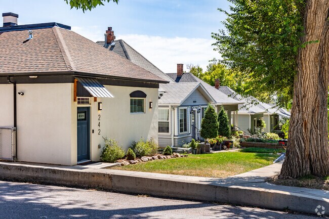 Cottage-style bungalows in Business District cost between 495 thousand to 875 thousand dollars.