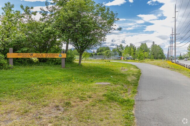 Russian Jack Springs Park sits right in the heart of the community and hosts tons of activity.