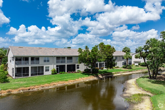 Condominiums with water and golf course views are a popular housing option in Imperial Golf Estates.