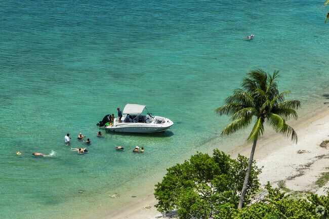 You can snorkel around Peanut Island in Inlet Shores neighborhood.