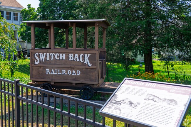 The Mauch Chunk Switchback Railway, a coal hauling railroad built in the 1820's, is an important part of the area's history.