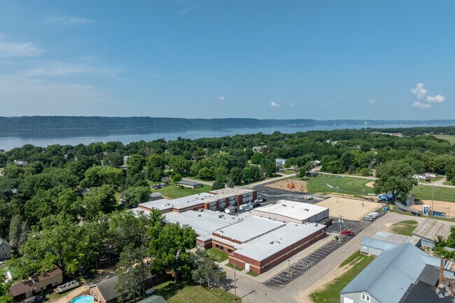 Pepin Area Schools is nestled near the Mississippi River.