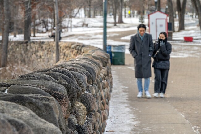 Minnehaha Regional Park is a popular place to take a stroll in Hiawatha.