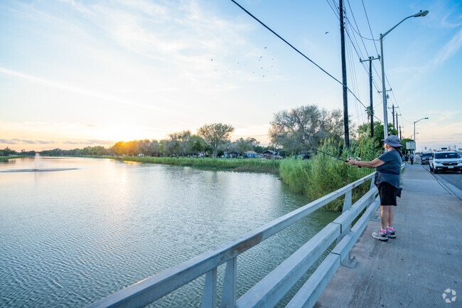 Residents of San Benito frequent the Resaca area for fishing and more.