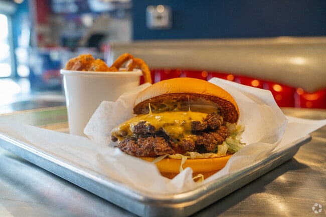 Sink your teeth into a mouth watering burger from Greer's Burger Garage in Dover.