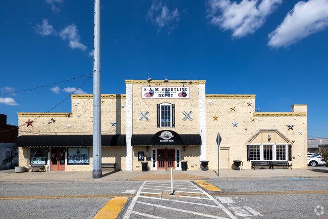 The SAM Shortline Depot, located in Cordele, GA, is a cherished cultural landmark that reflects the town’s rich railroad history.