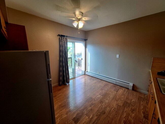Kitchen and patio