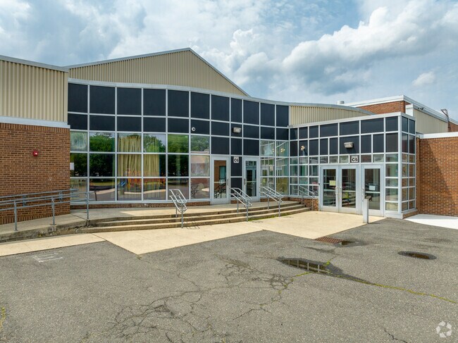 rear Entrance to Taylor Mills School.