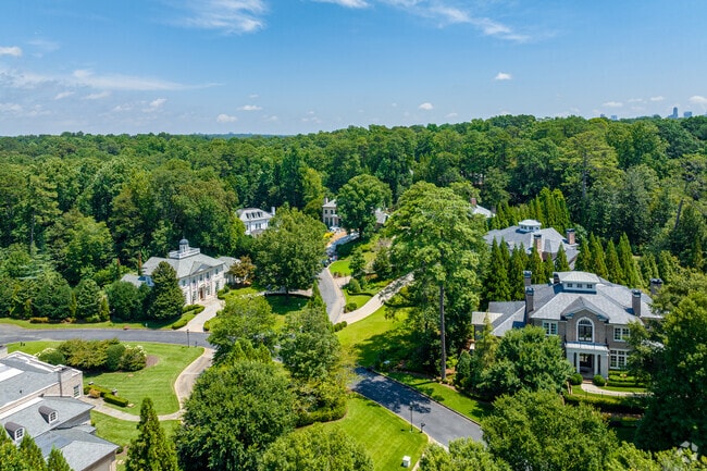 Large homes with well manicured landscaping and gate access are also available in West Paces.